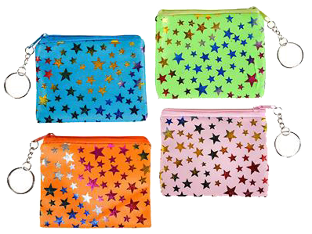 7409 - 3"x4" Star Coin Purse Keychain - |DVD #4|