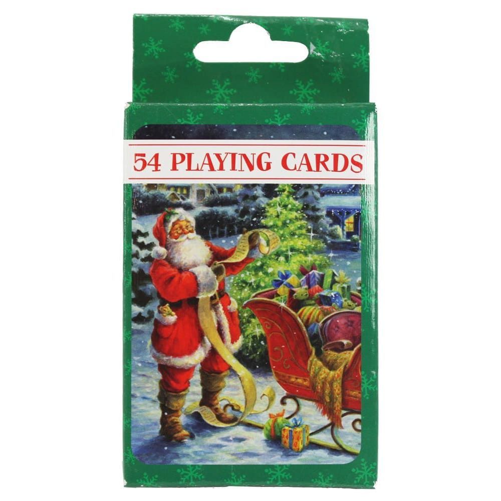 740 - 54 Playing Cards Sleigh Santa - |2-24|