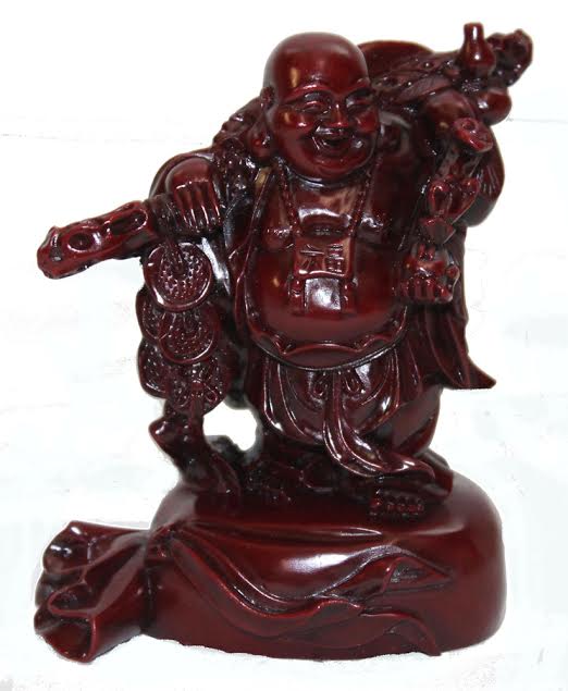 7440 - 4" Red Buddha - On Bag - |Z-73|
