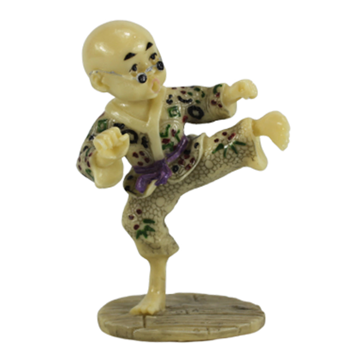 7517 - 4" Faux Ivory Buddha Boy - Side Kick - |X-37|