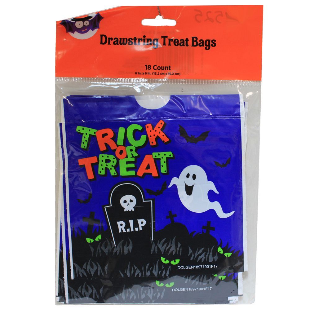 7525 - Trick or Treat Bags - RIP - 18 count - |9-10|