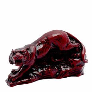 7537 - 4" Dark Red Zodiac Tiger - |Z-34|