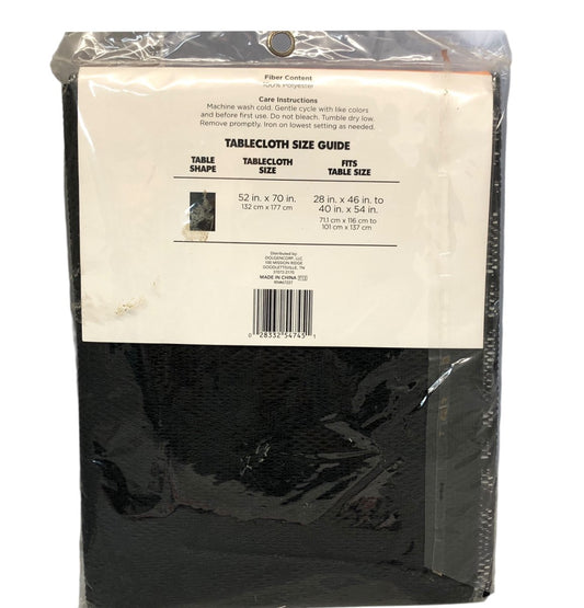 7622 - Halloween Black Lace Spiderweb Tablecloth |22-1|
