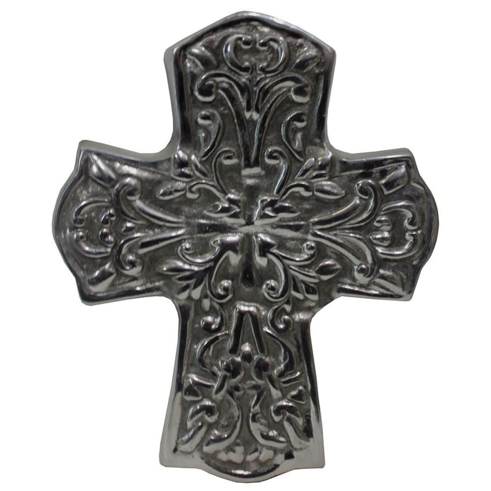 768 - Pewter Decorative Cross 9.5" |TBD|