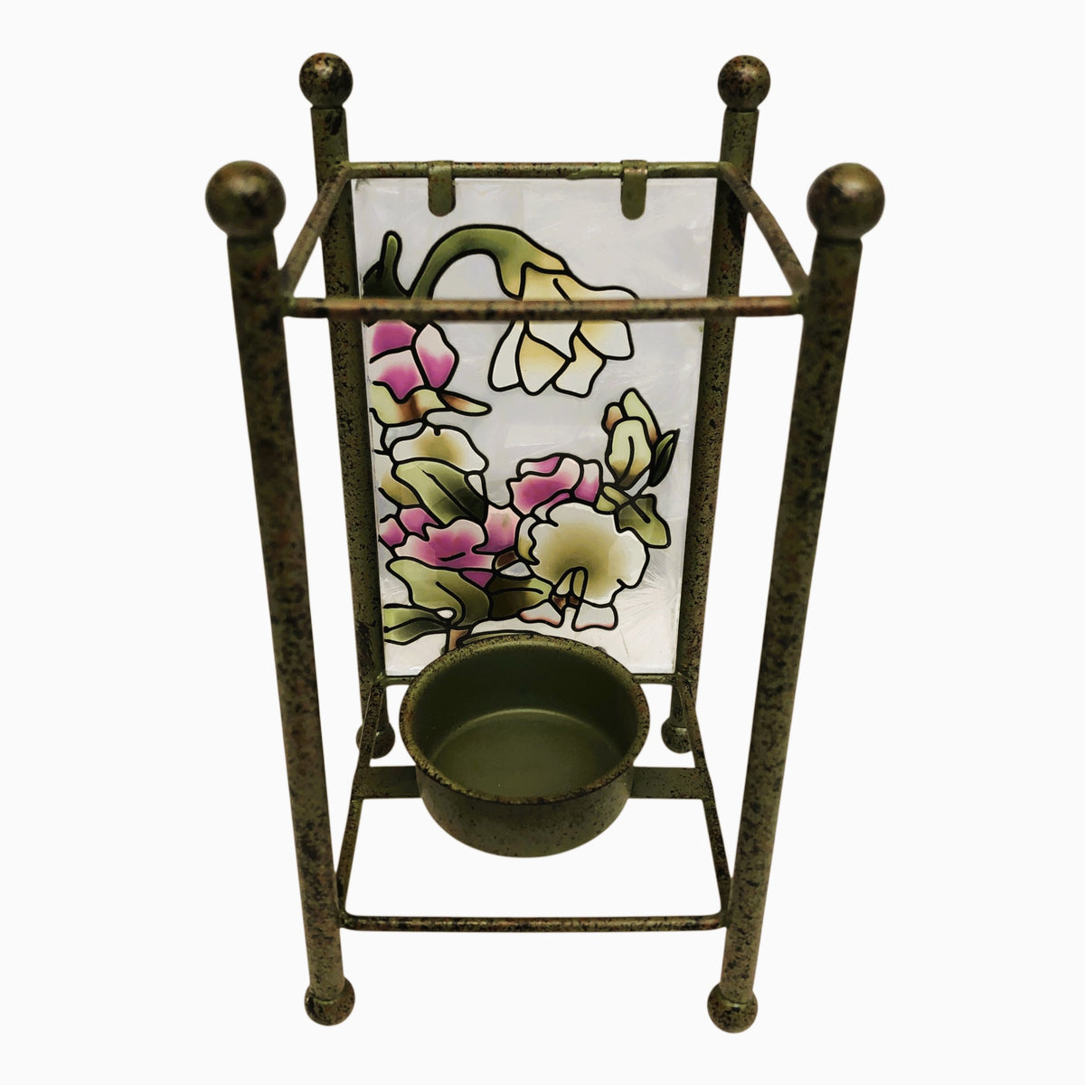 7756 - Glass Floral Warmer - |22-12|
