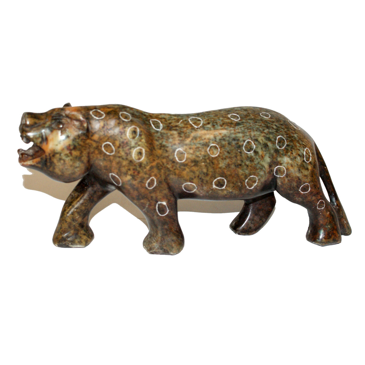 7760 - 7.5" Tan Marble Spotted Leopard - |Z-78|