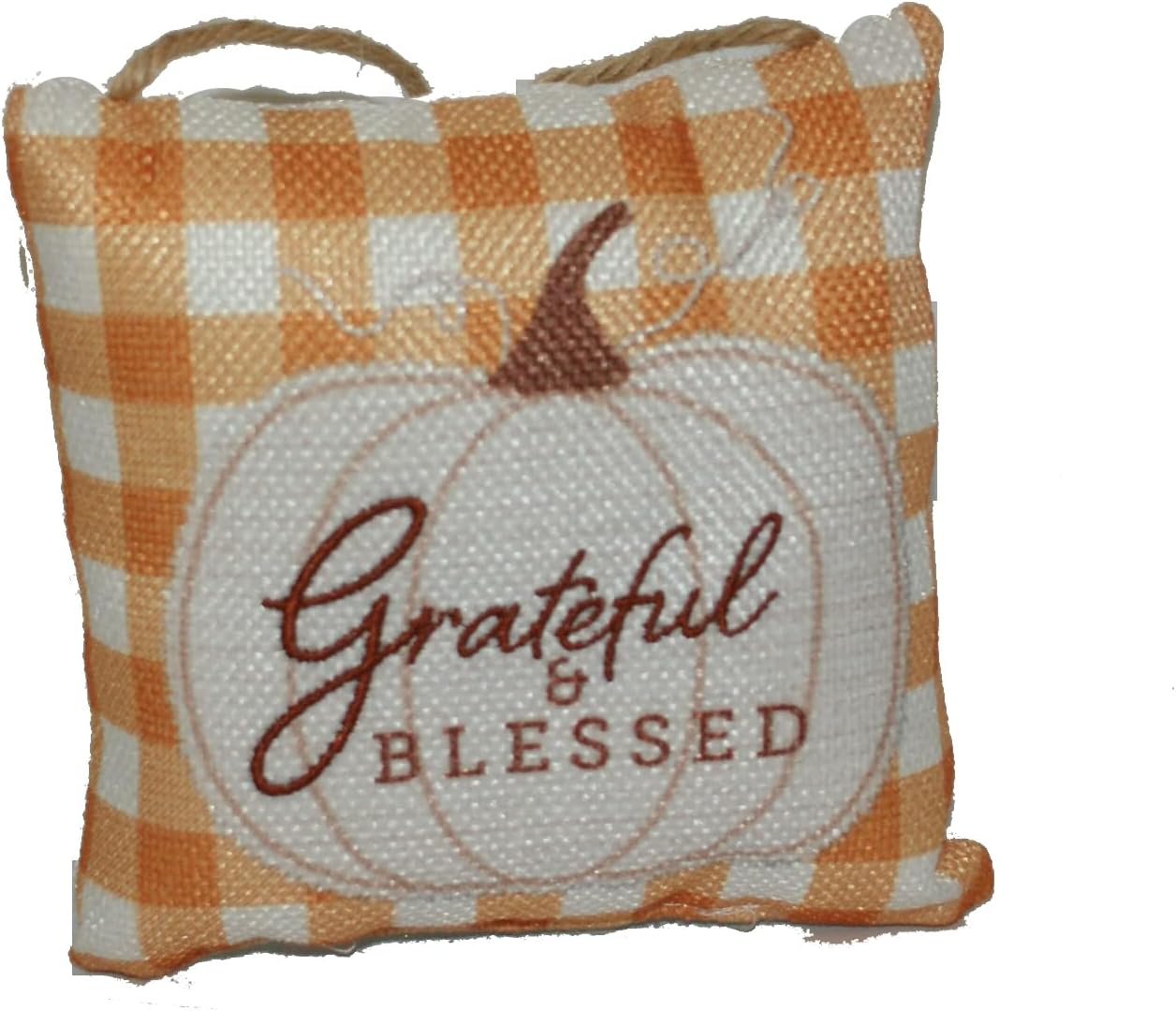 7868 - Grateful & Blessed Inspirational Door Pillow for Everyday Gratitude and Home Décor |Pod 2-10|
