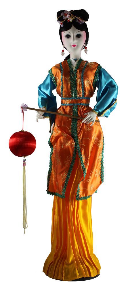 828 - 24" Blue Woman Doll - Ball - |X-69|