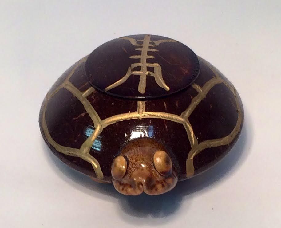 841 - 4" Wooden Turtle - |Pod 3-75|