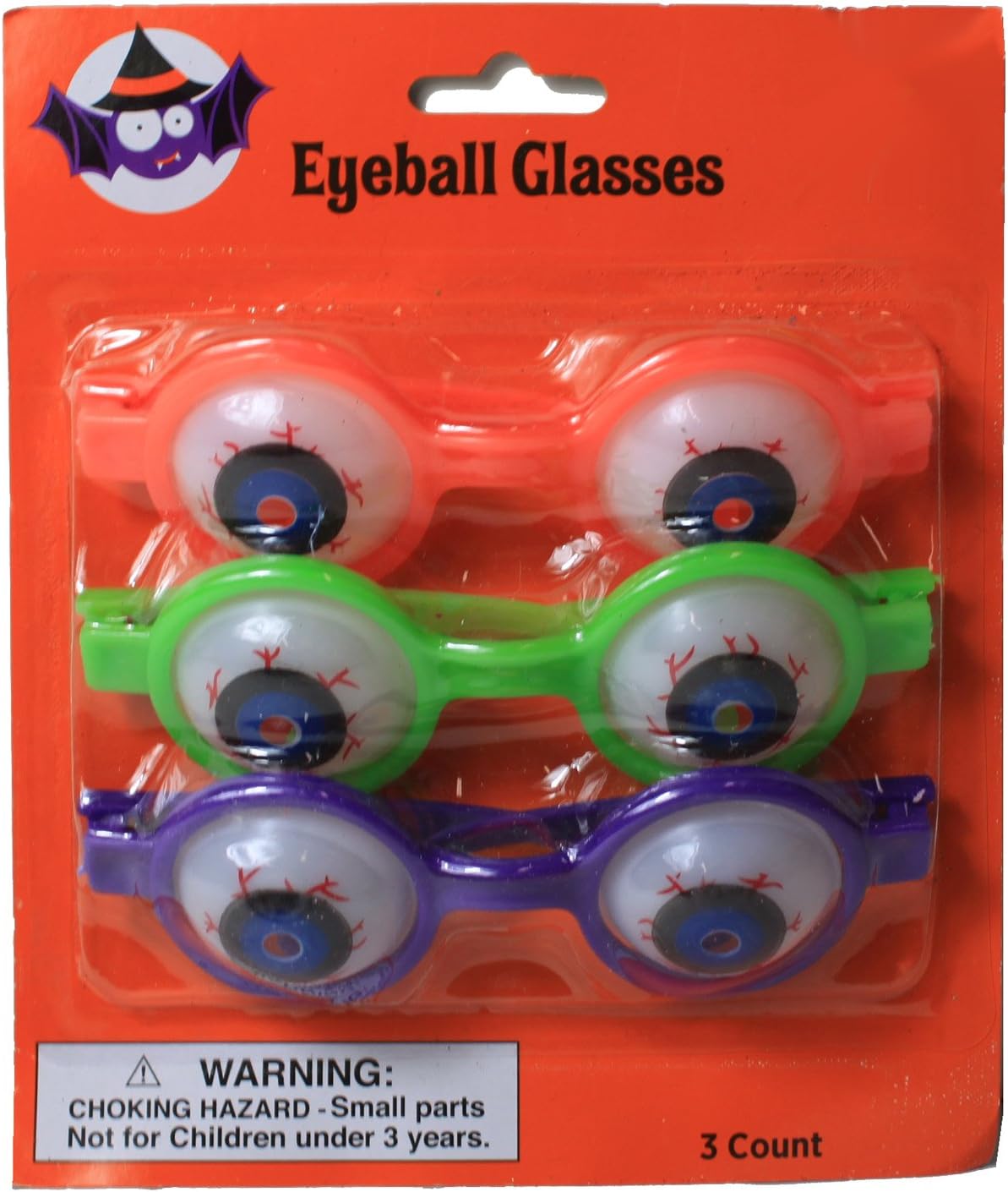 8617 - 3 pc Eyeball Glasses - |Pod 2-25|