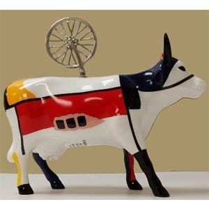 869 - 6" Color Cow - Wheel Back - |Z-55|