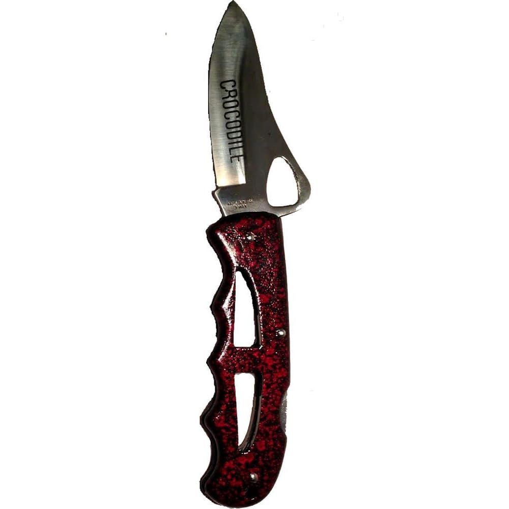 871 - Red Crocodile Pocket Knife |106|