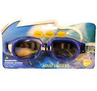 8981 - Adult Swim Goggles Blue Sleek Secure Fit Crystal-Clear Vision |TBD|