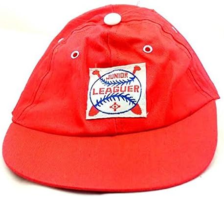 901 - Red Junior Leaguer Cap Hat - |R-32/R-61|
