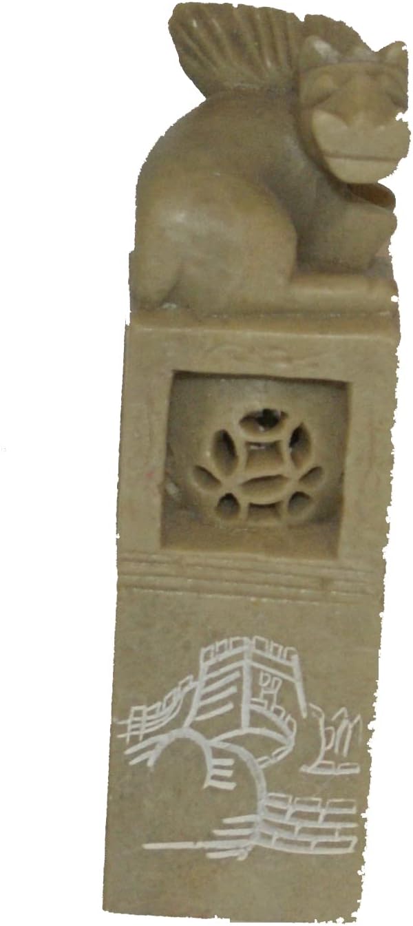 9335 - 4" Tan Stone Chop Horse - |3-8|