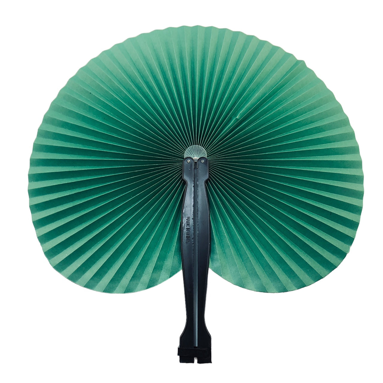 9413 - 3 pk- 5.5" Solid Green Folding Fan - W-18 : PT COOL BEANS