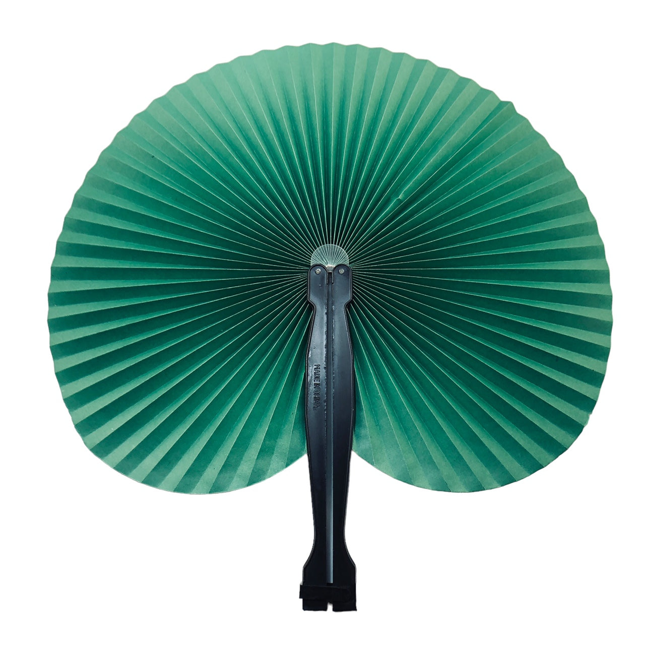9413 - 3 pk- 5.5" Solid Green Folding Fan - W-18 : PT COOL BEANS