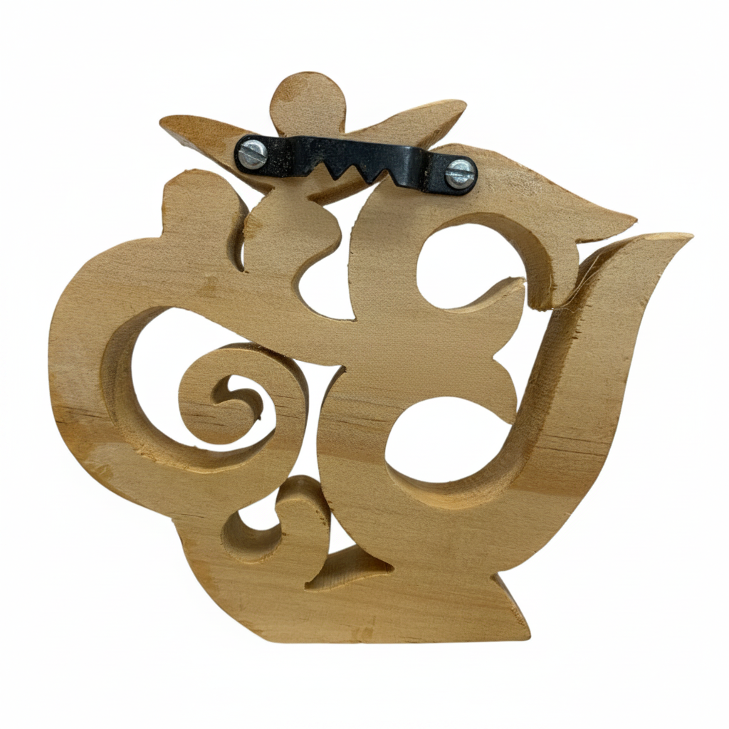 16025 - Om Symbol Wooden Wall Hanging |19-26| Sent for prep