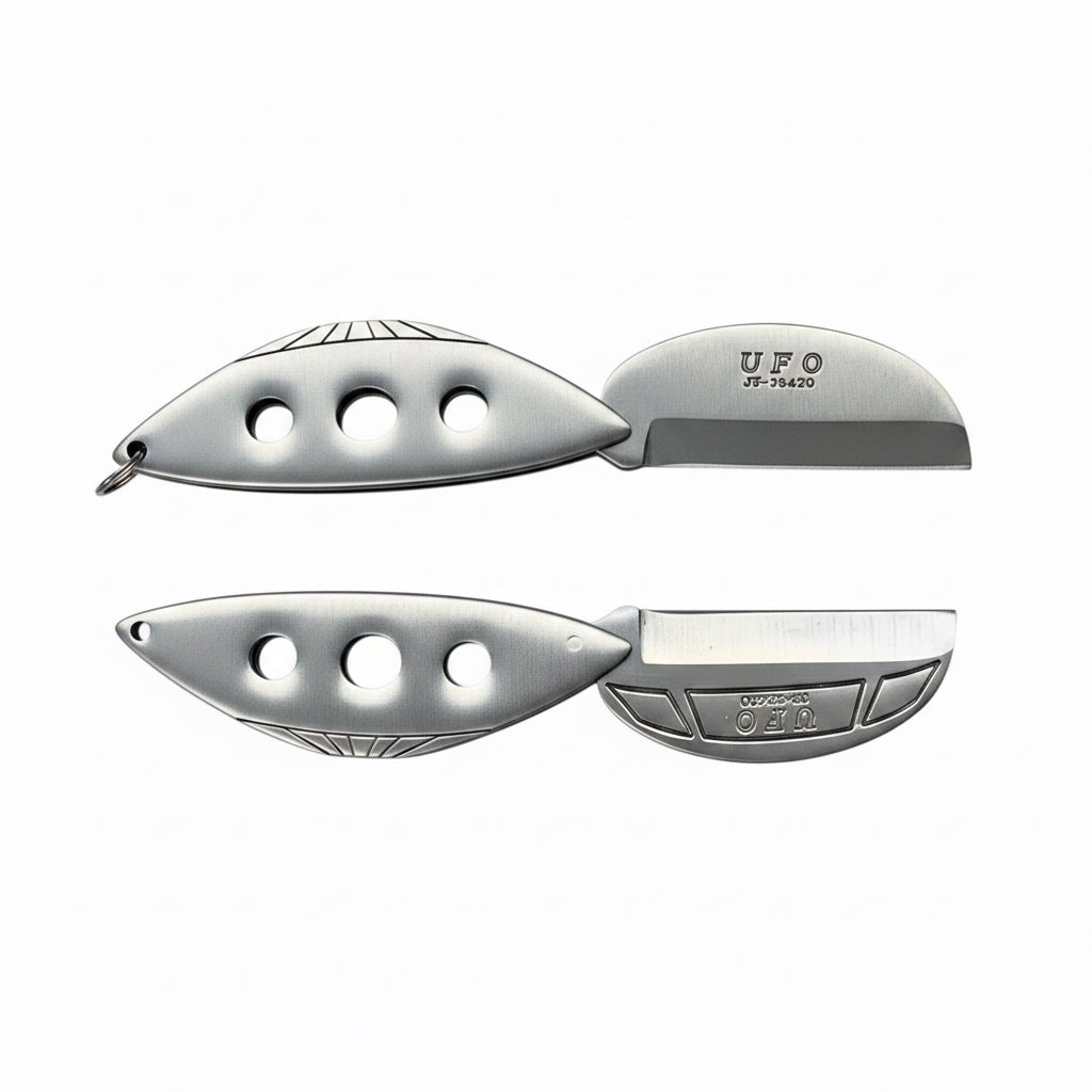 12131 - Two Count Keychain UFO Knife 4" |85|