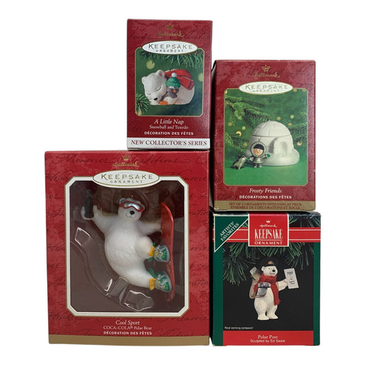 7187-Hallmark 4 Piece Set of Frosty Friends Ornaments 6" |TBD|