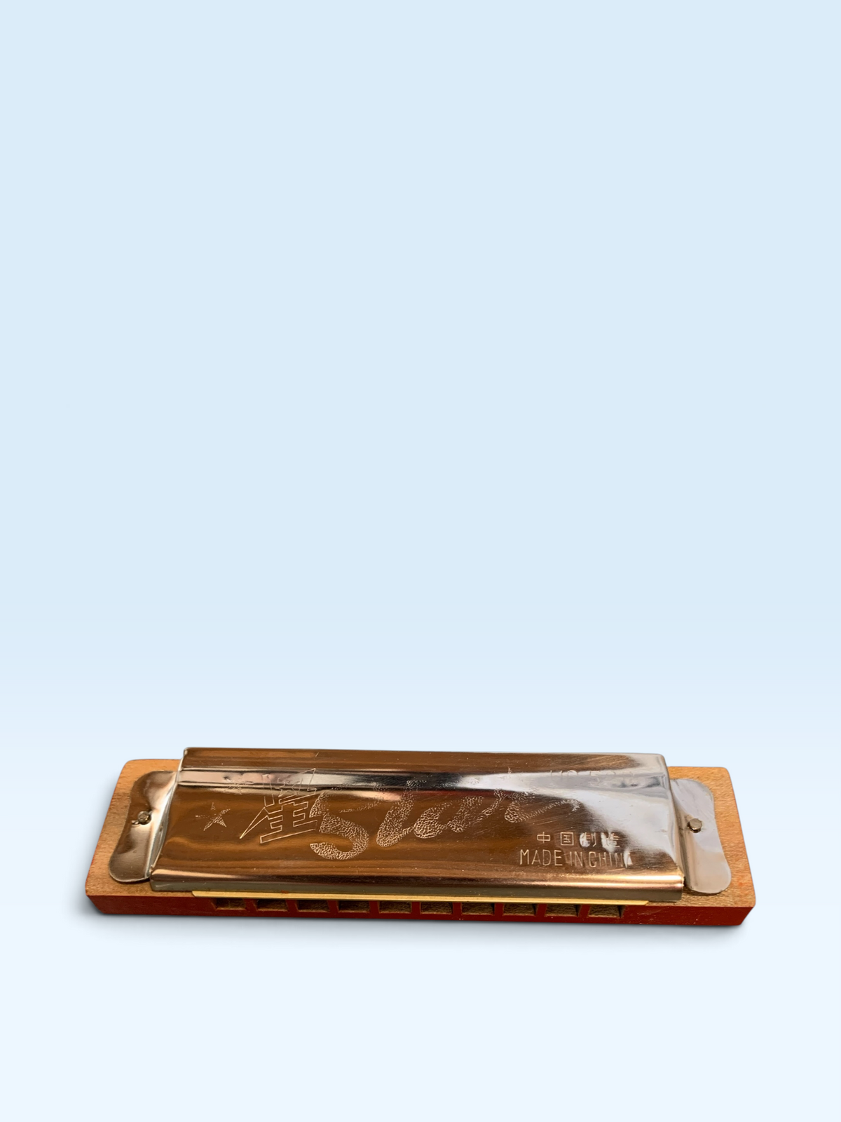 4910 - Set of Two Nickel Plated 3" Harmonica |23-3|23-2|