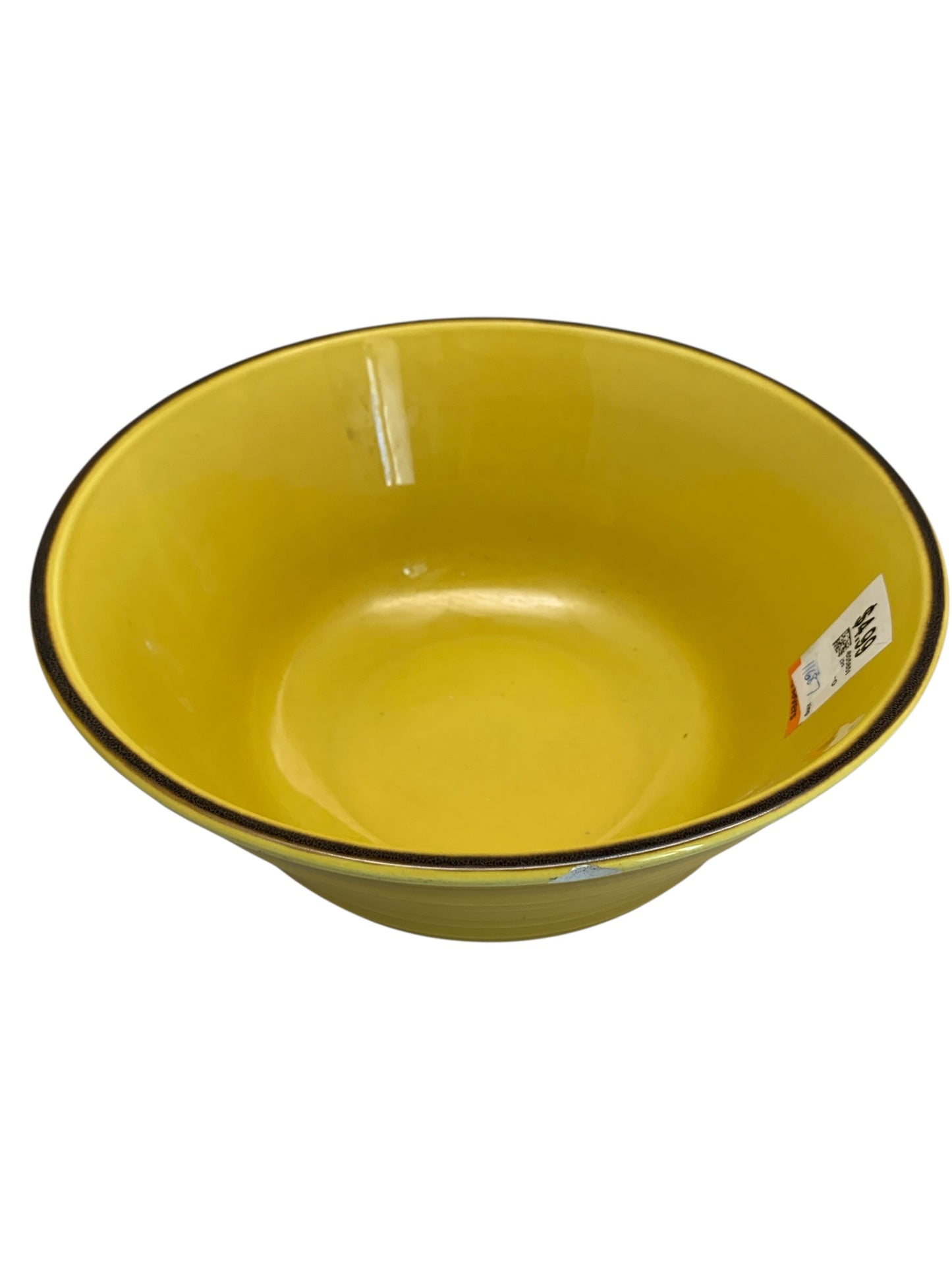 11687 - Mustard Brownstone Bowl 9" |10-15|