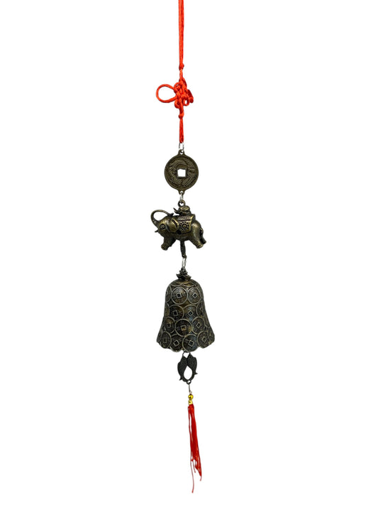 11479 - Brass Feng Shui Windchime 12" |9-14|