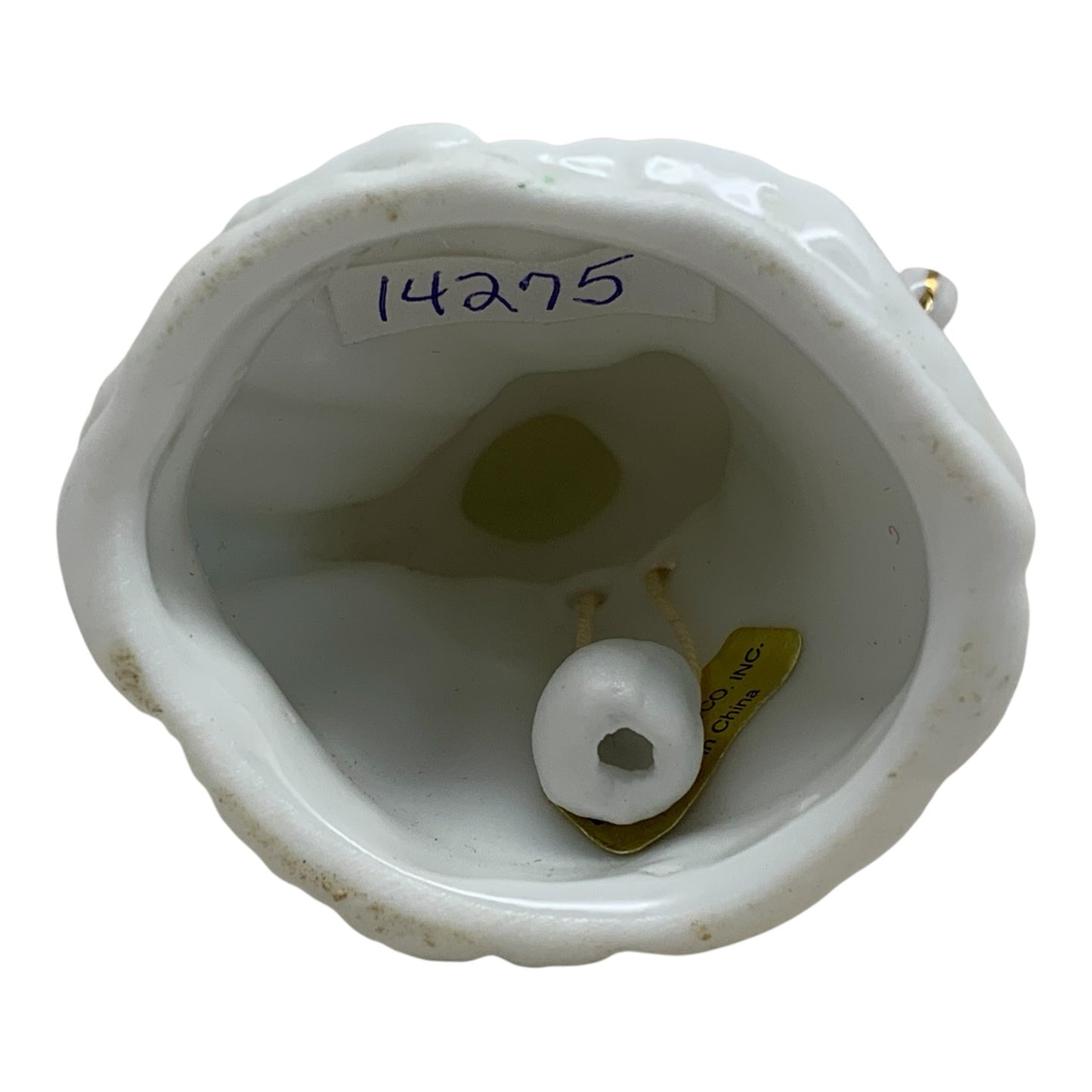 14275 - Giftco White Angel Bell 3" |17-26|