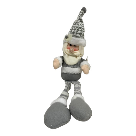 11977 - 20" Shelf Sitter Grey Santa |Pod 2-2|