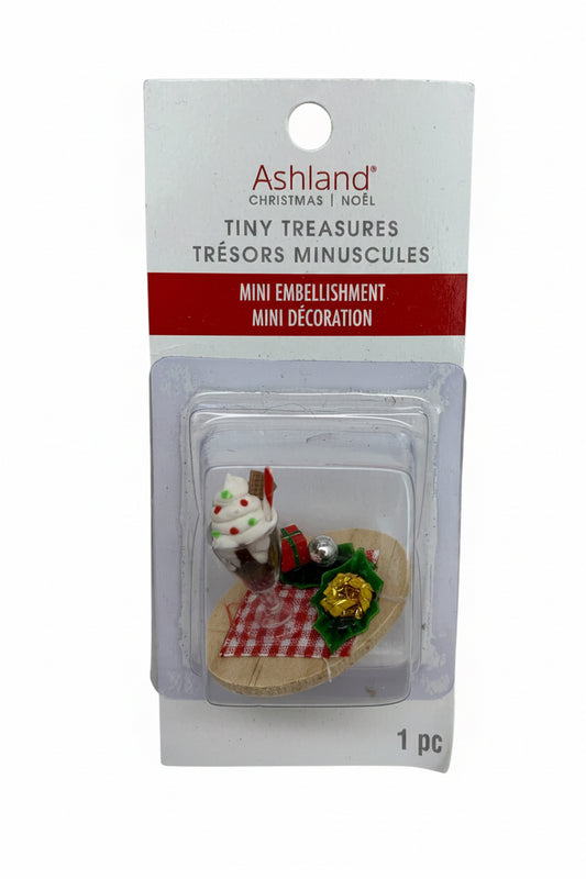 36676 - Dollhouse Christmas Plate 1" |Pod 2-15|