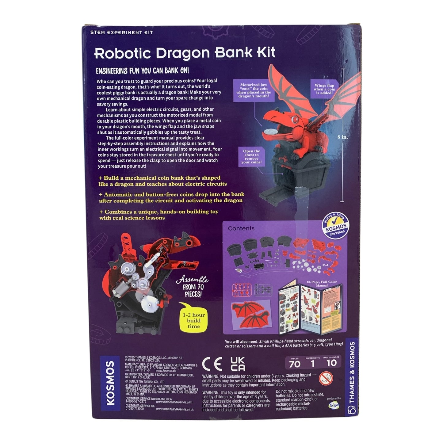 40865 - Robotic Dragon Bank Kit Stem Feed Me! |GR-47|