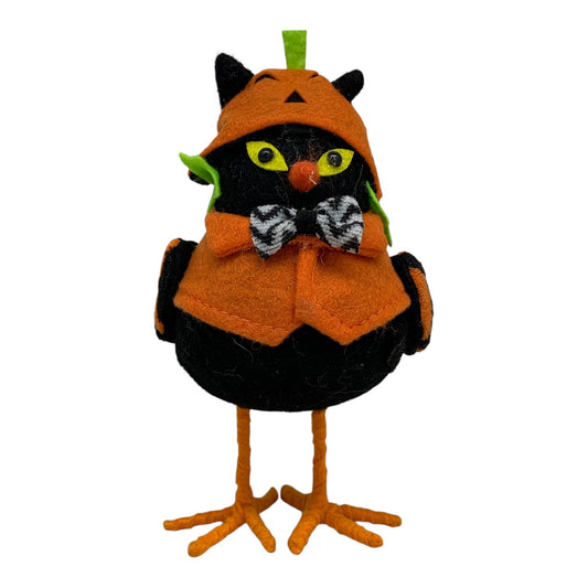 25129 - Pumpkin Black Bird 4" |Pod 1-5|