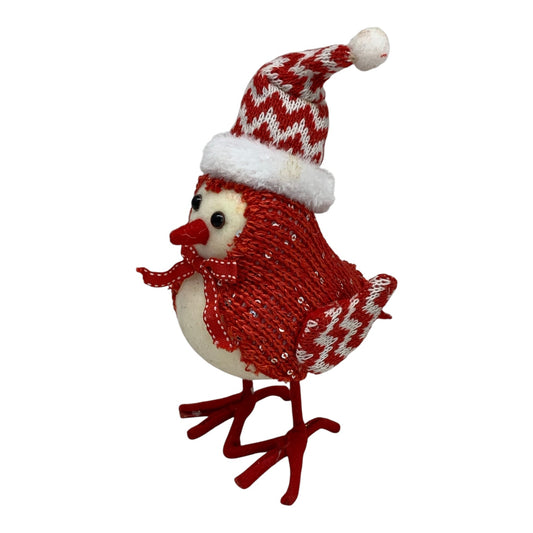 11040 - 9" KNIT RED SNOW BIRD |TBD|