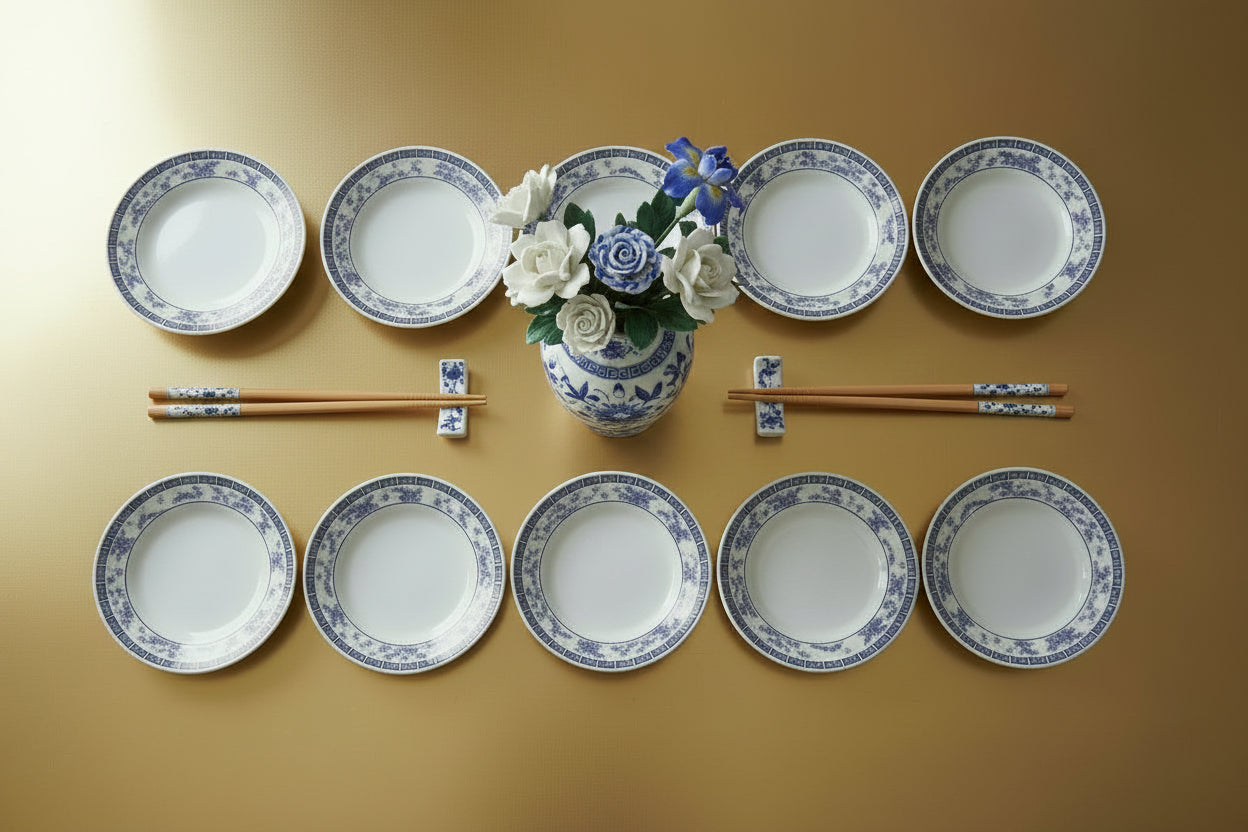 7470 -Set of Ten 6" Melamac Buddha Plate |TBD|