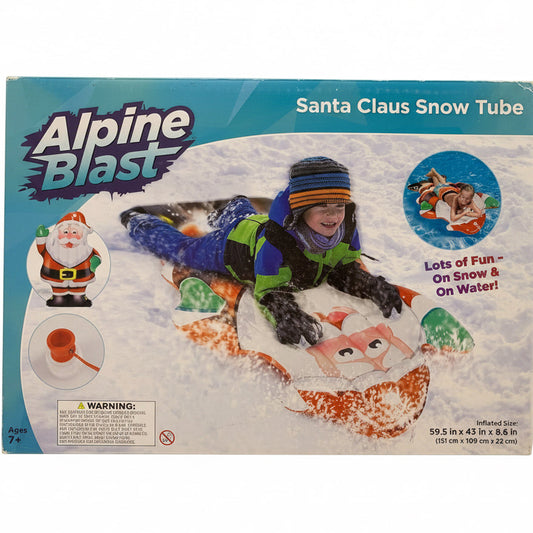 39392 - Inflatable Santa Claus Snow Tube for Kids' Winter Snow Tubing Adventure |TBD| SENT FOR prep