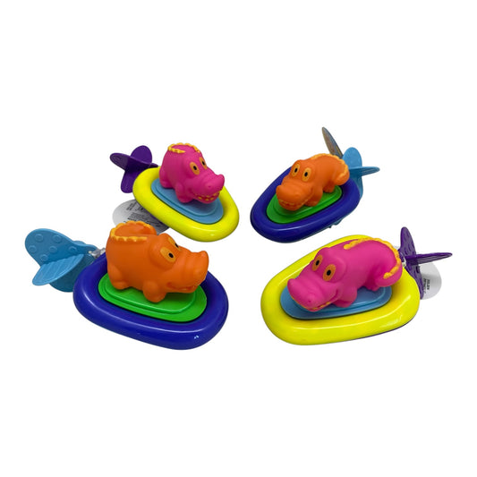 36213 - SET OF FOUR ALLIGATOR WIND UP SWIMMING 4" BATH TOYS |TBD|