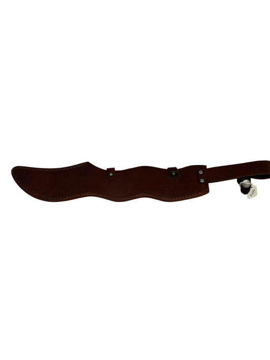 9052 - Brown Leather Sheath 2"x13.5" |14-H-10|