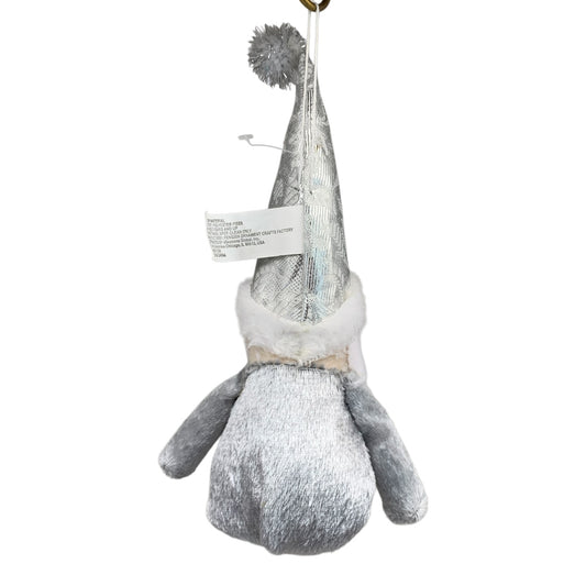 29398 - 8.5" Small Silver Santa Plush - |Pod 2-10|