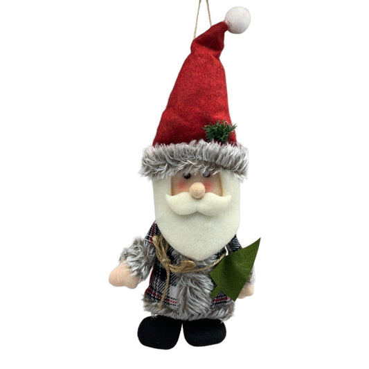 48420 - Santa Clause Plush Christmas Ornament |TBD|