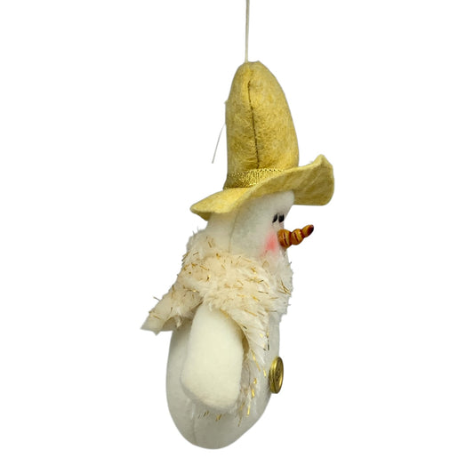 30801 - 6" Snowman Plush Gold Hat |Pod 2-10|