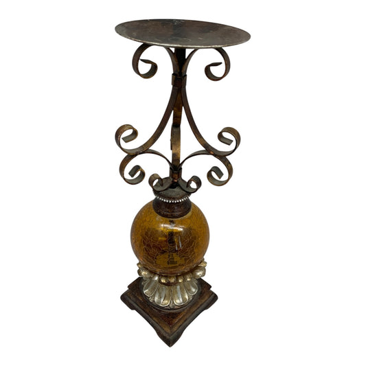 21683 - 7" Brass Candleholder |B-24 Floor|