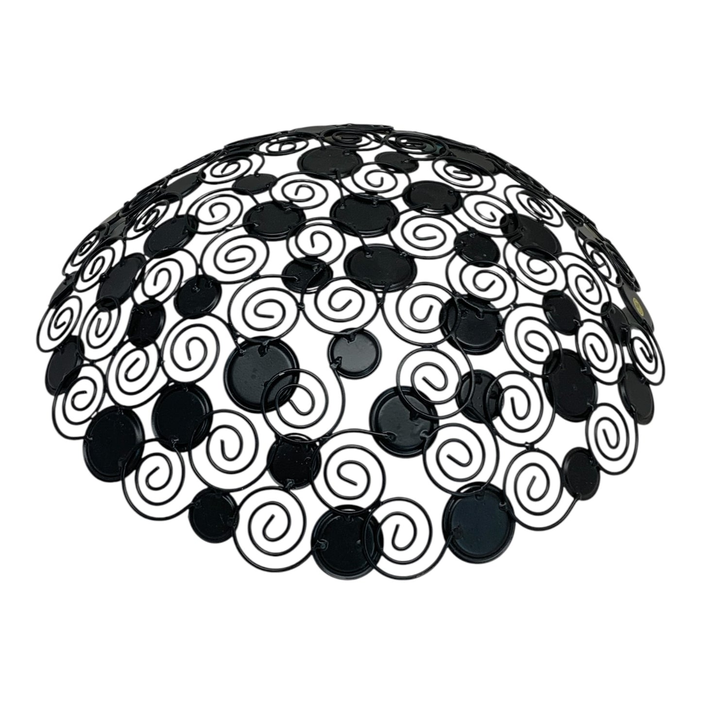 1976 - Vintage Inlaid Mother Of Pearl Retro 15 Inch Metal Bowl Fruit |TBD|