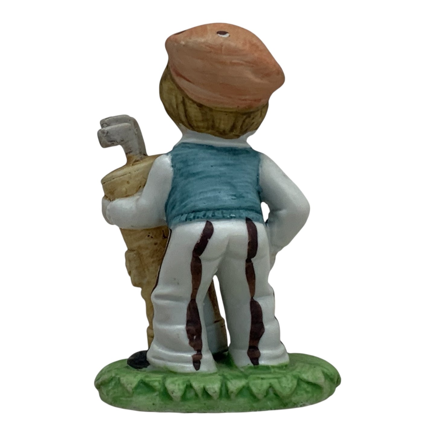 34989 - Hummel Vintage Boy With Golf Bag 4" Ceramic |TBD|
