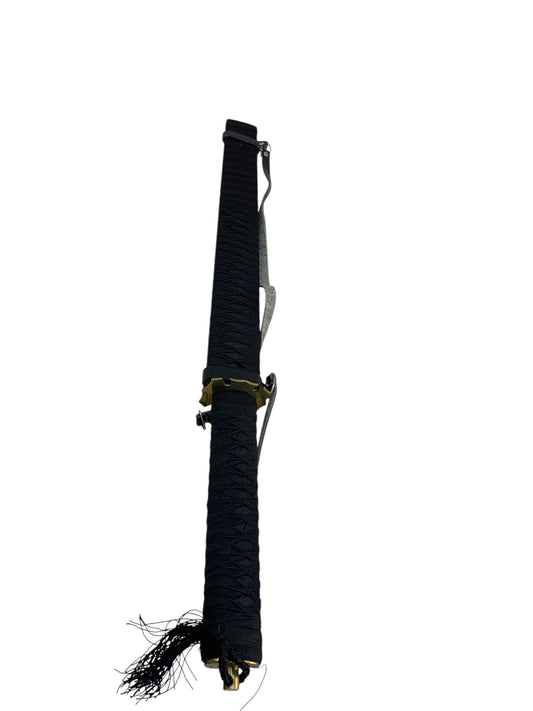 12292 - Ninja Cloth Black Sword 8" Hilt 18" Steel Blade |26-C|