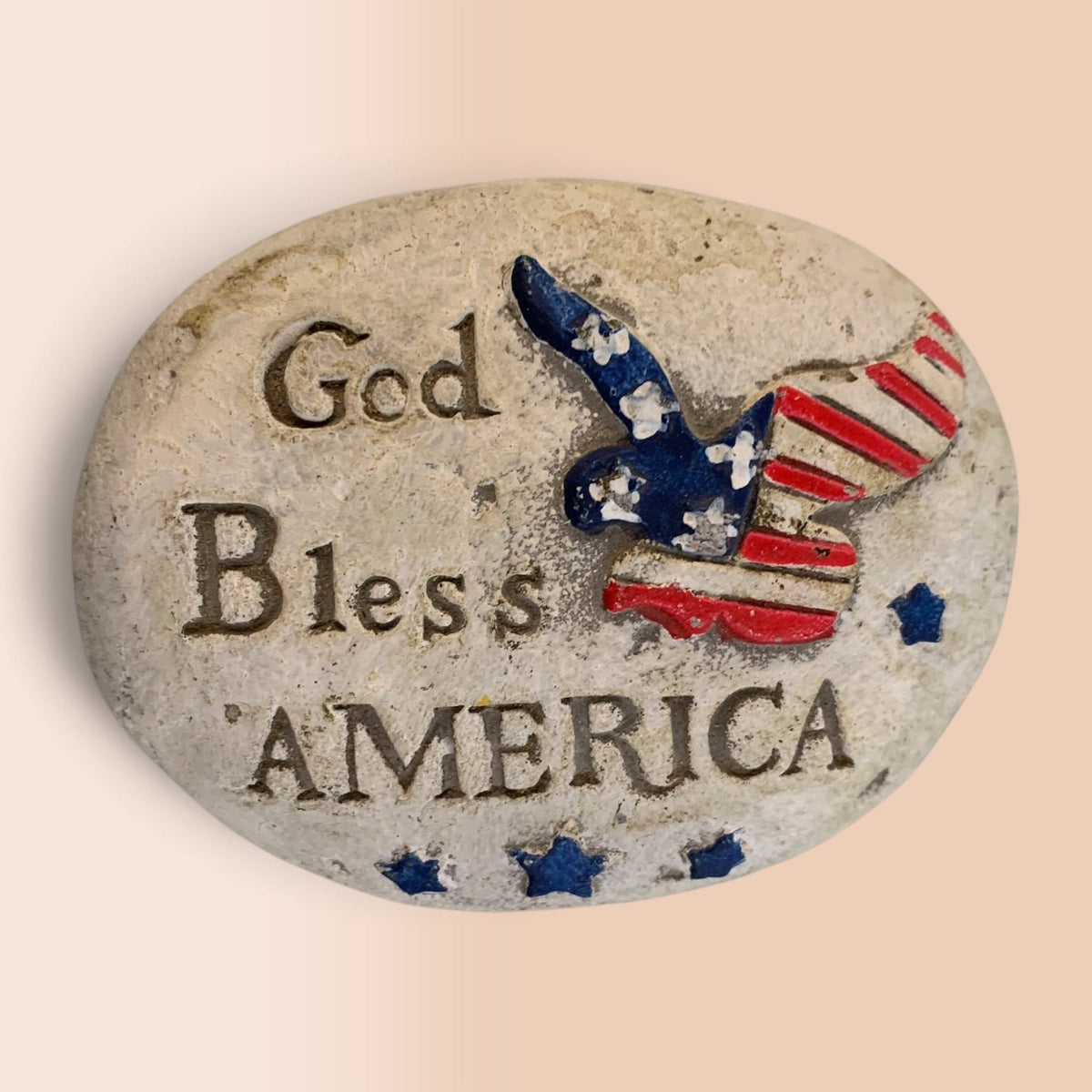 20174 - God Bless America 4" Garden Stone |TBD|