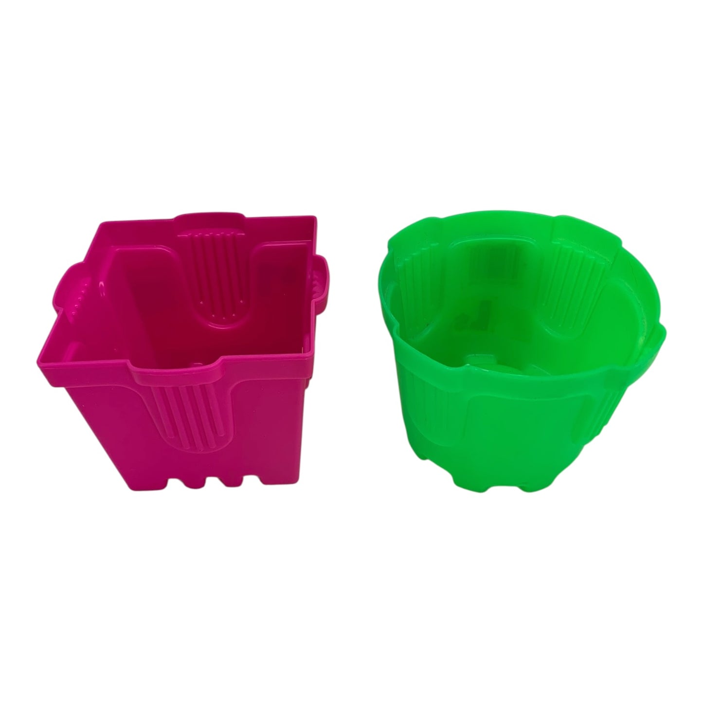 48445 - Pink and Green Sandcastle Bucket Sets 4" Depth 5" Diameter |TBD|