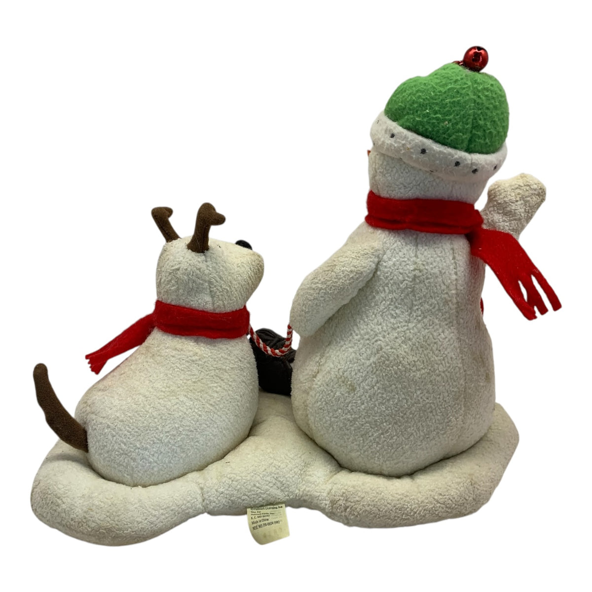 38006 - Hallmark "Snow What Fun" Animated Snowman and Dog Techno Plush 12" (2004) (TBD)
