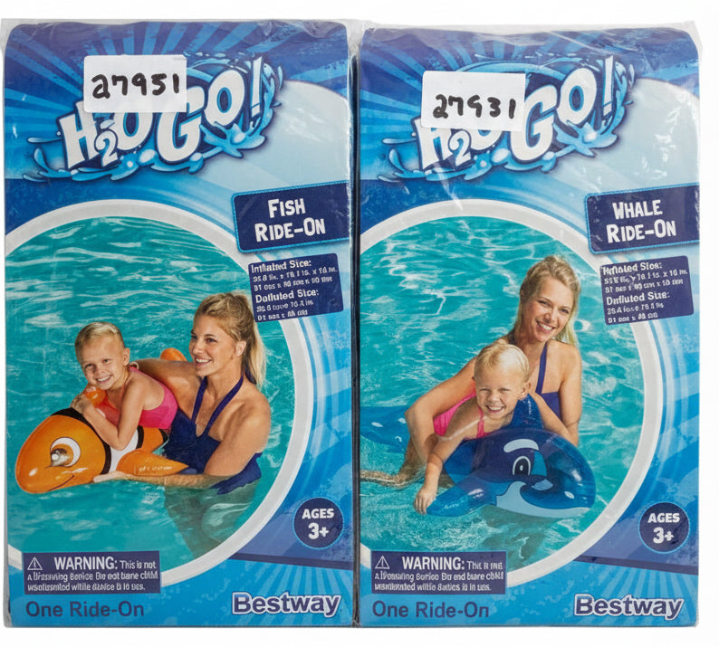 27951 - H2OGO Whale and Fish Ride-On Set |TBD|