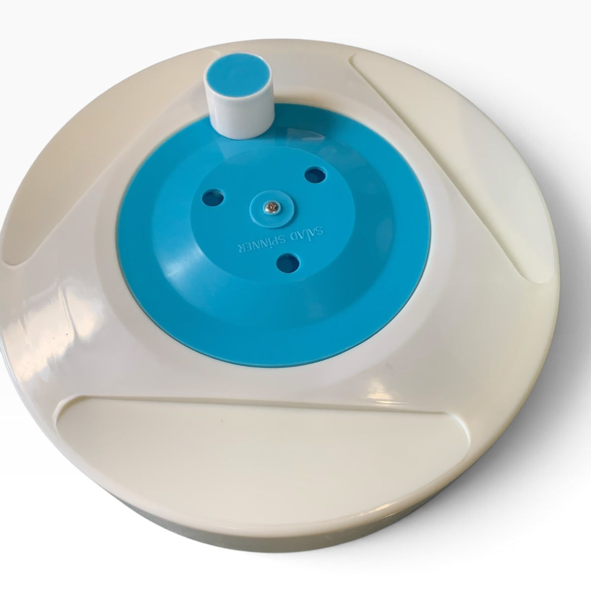 20037 - Salad Spinner White, Blue -|TBD|