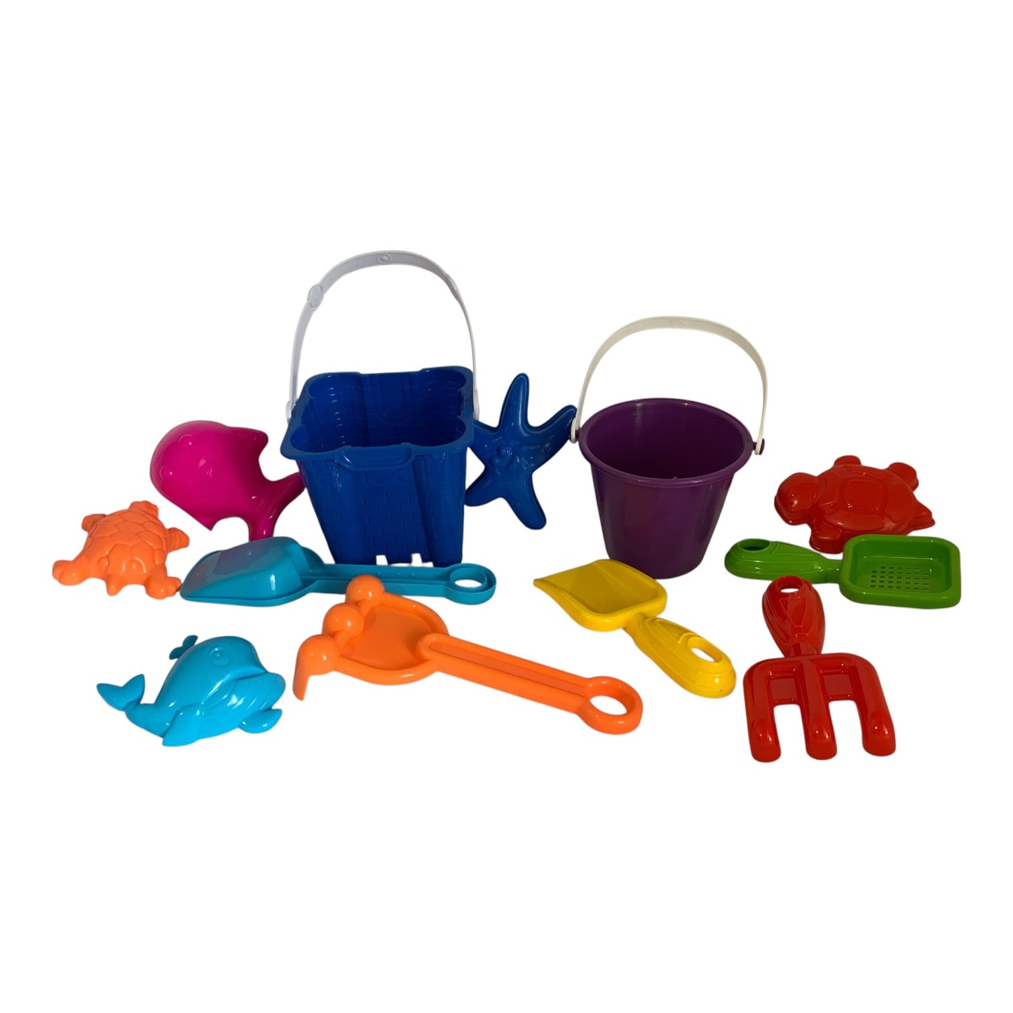 24745 - 5" Blue and 4" Purple Beach Pail Set |TBD|